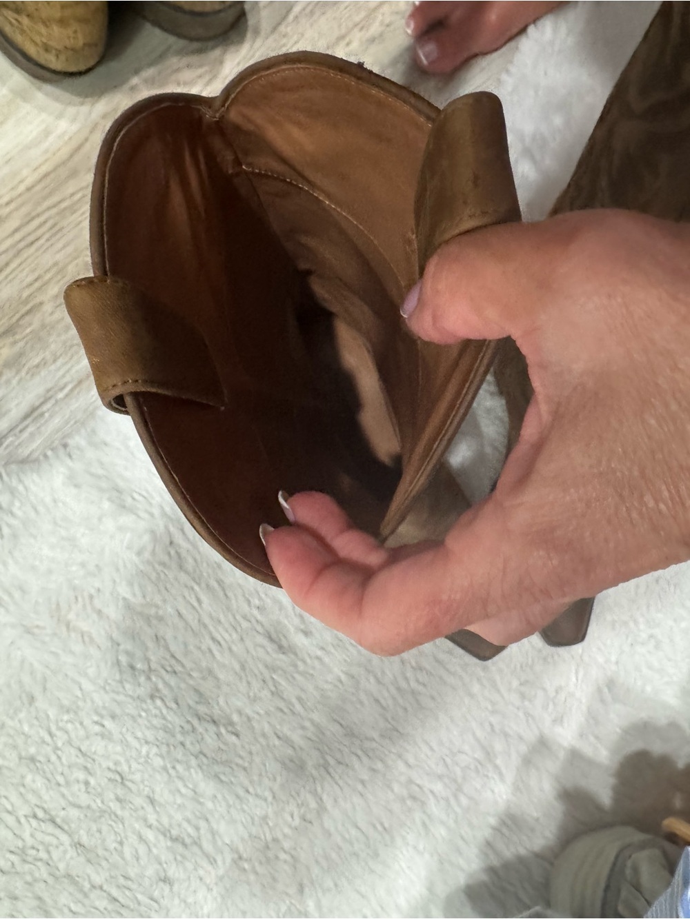 Jeffrey Campbell Brown Pointed-Toe Western Knee-High Boots - Picture 8 of 9
